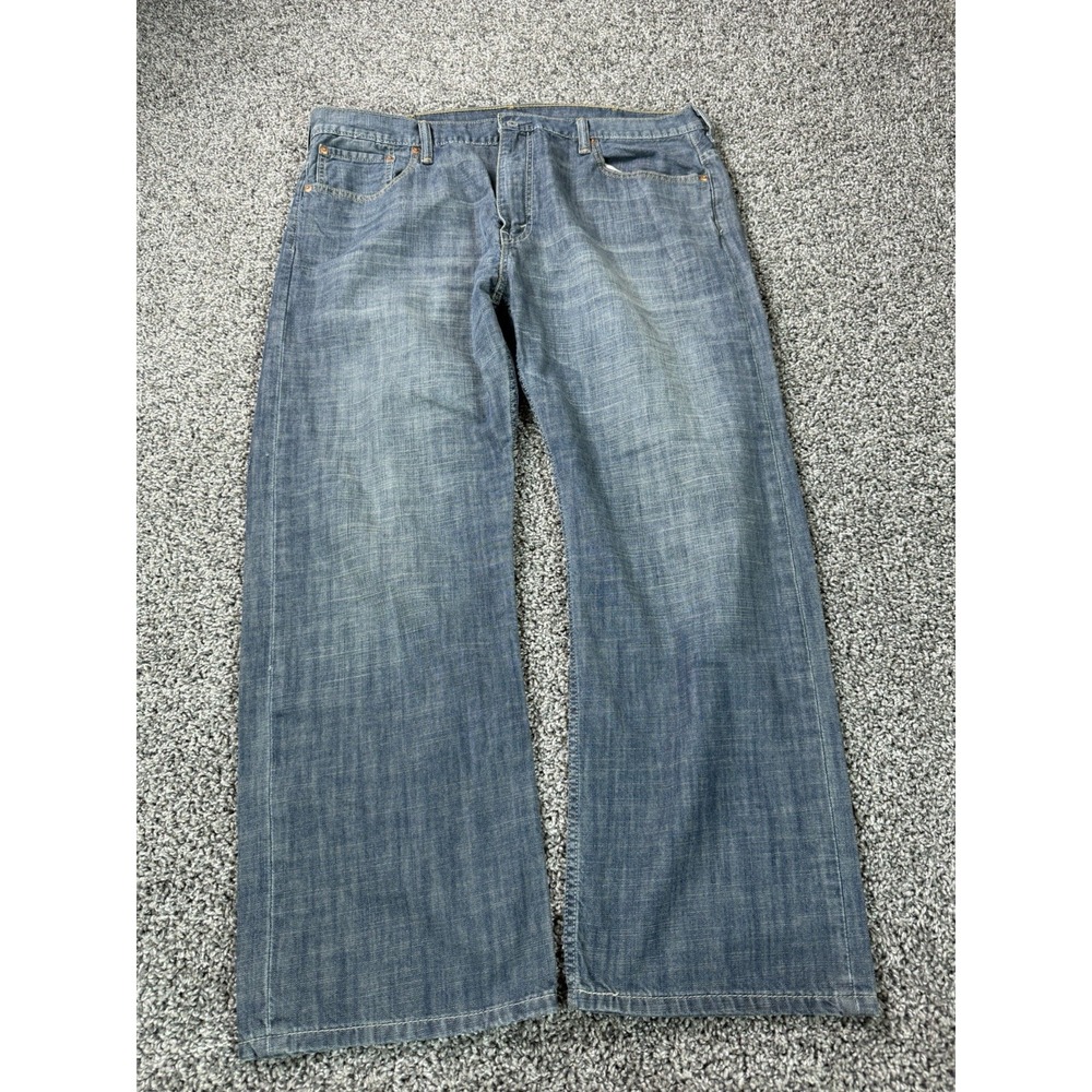 Levi's 569 Loose Fit Straight Jeans Men's Size 38X27 Blue Baggy